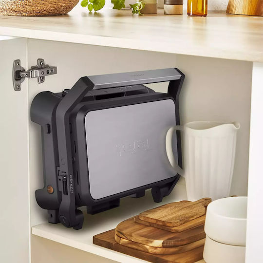 Tefal Supergrill 3In1 Xl Sandwichmaker Grill mit Abnehmbaren Platten 2200W Inox
