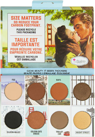 theBalm The Balm and The Beautiful Eyeshadow Palette Palette with Eye Shadows in Pressed Powder Form 10.5gr