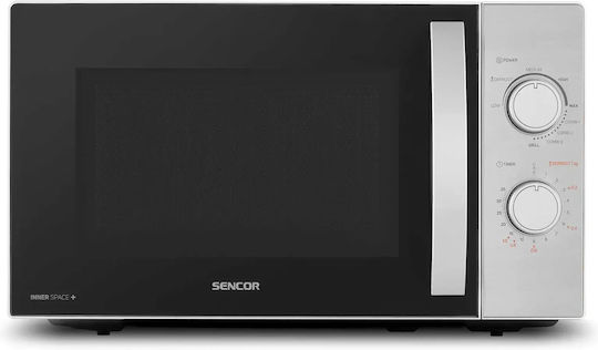 Sencor Φούρνος Μικροκυμάτων με Grill 20lt Γκρι
