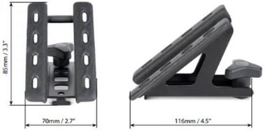 Menabo Roof Rack Base Canoe Kayak Set 4 Pieces 1 Set 16070/mb Menabo 16070/mb