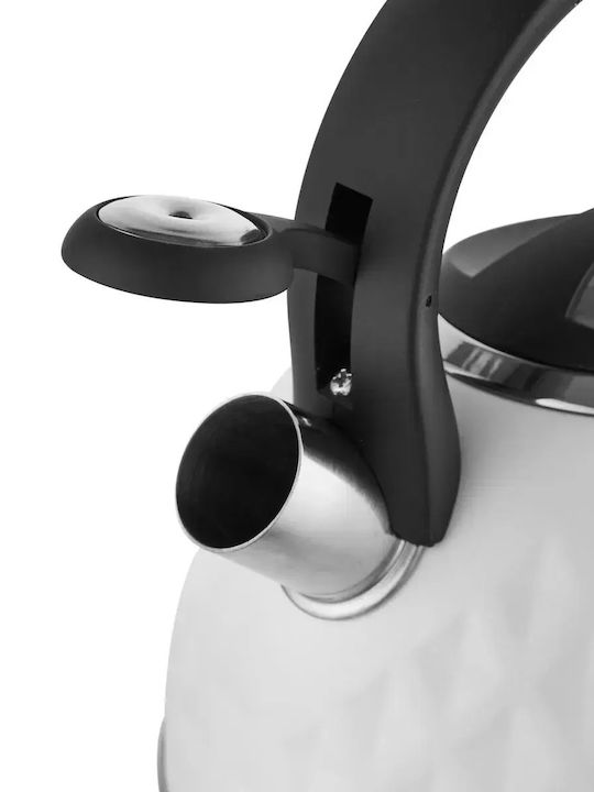 Botti Τσαγιέρα Αλουμινίου Λευκή 2500ml