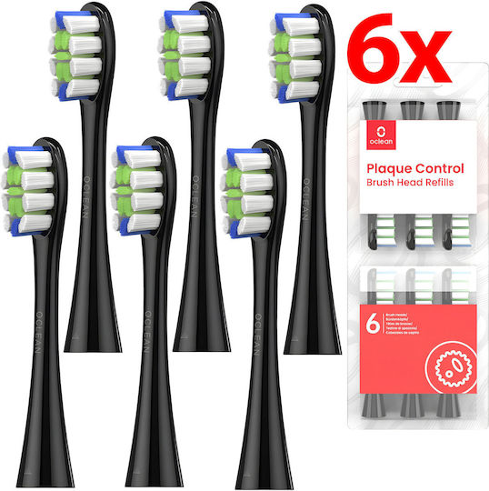 OClean Brush Head Ανταλλακτικές Κεφαλές για Ηλεκτρική Οδοντόβουρτσα 6τμχ