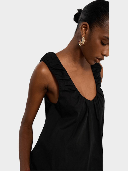 Sommer Maxi Abendkleid Schwarz