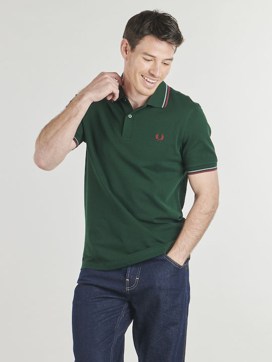 Twin Tipped Polo Herrenblusen Kurzarm Grüne