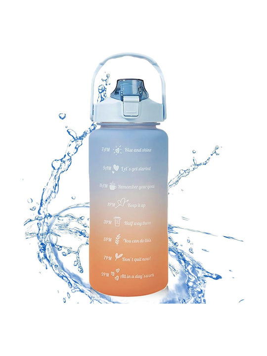 Παγούρι Πλαστικό 2000ml Πορτοκαλί
