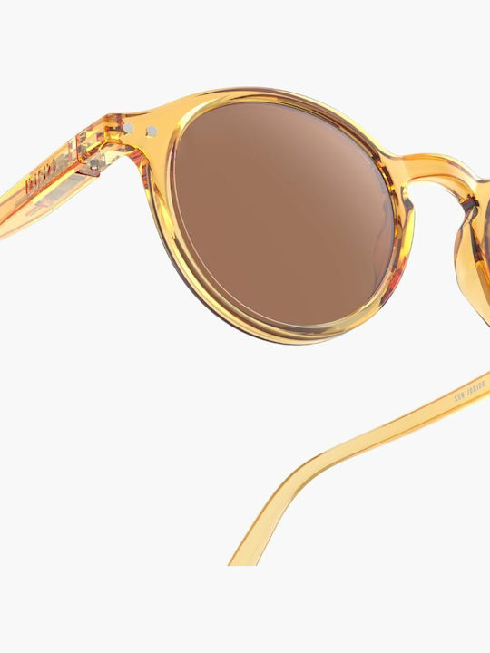 Izipizi #d Οβάλ Παιδικά Γυαλιά Ηλίου με Polarized Καθρέφτη Φακό Καφέ για 7-11 Ετών