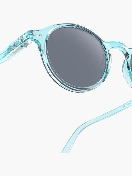 Izipizi Oval Kids Sunglasses with Polarized Mirror Lens Blue for 7-11 Years