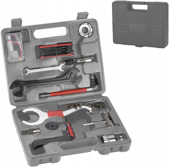 17 In 1 Bicycle Repair Tool Kit Zola Plastic Iron 27 × 6 × 22 Cm