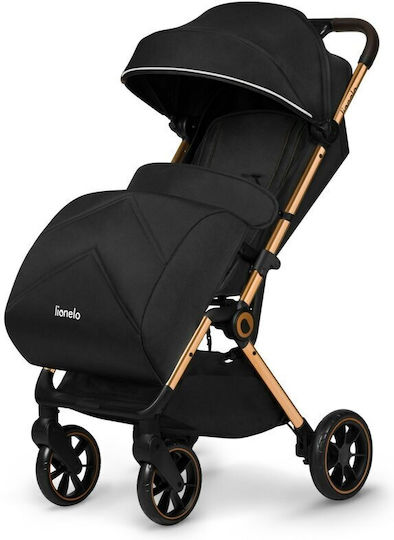 Lionelo Cloe Kinderwagen Geeignet ab 6+ Monaten Black Onyx