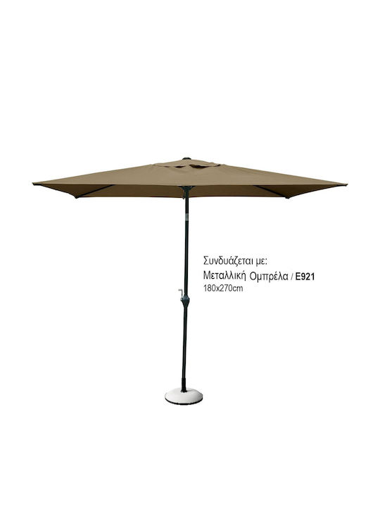 Masă Metalică Pentru Camera De Zi Pentru Spații Mici Exterioare Baleno Maro 53x58x77cm E240,3