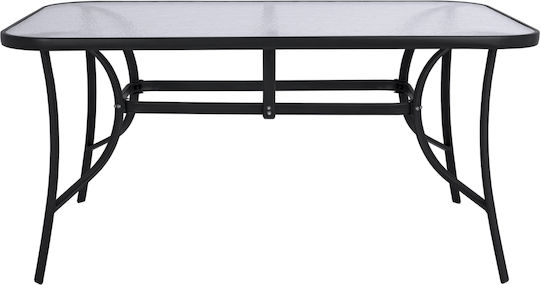Masă Bruno 150x90x72 Neagră Masă Bruno 150x90x72 Neagră