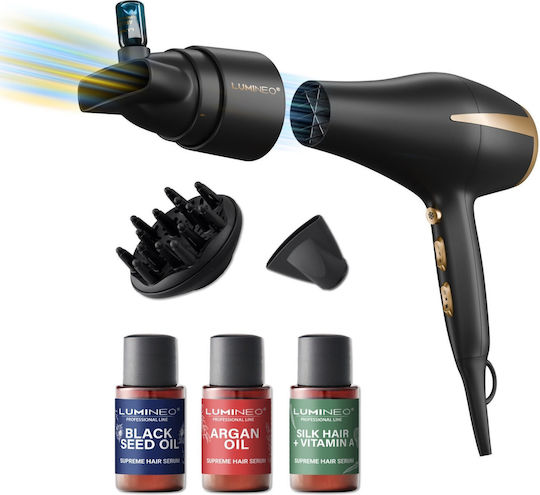 Silken Flow Hair Dryer Lumineo Serum Set