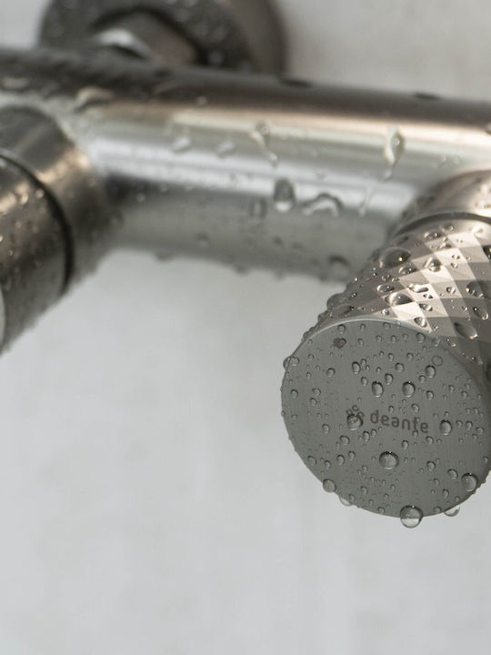 Deante Shower Column with Mixer Gray