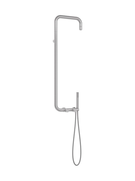 Deante Shower Column with Mixer Gray