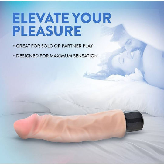 Blush Au Naturel Realistic Vibrator 22.2cm Beige