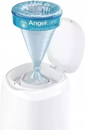 AngelCare Κάδος Απόρριψης Πανών Λευκός 6τμχ