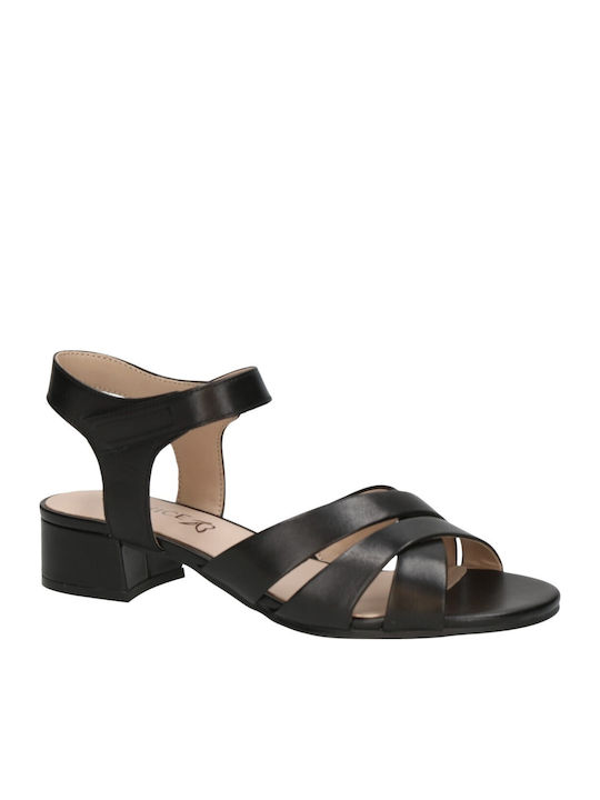 Leather Sandals Black