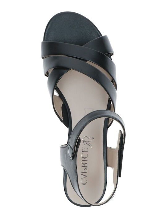 Leather Sandals Black