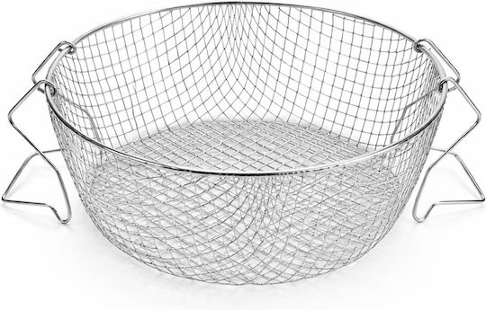 Zylindrischer Frittierkorb für den Heimgebrauch Φ23cm Inox