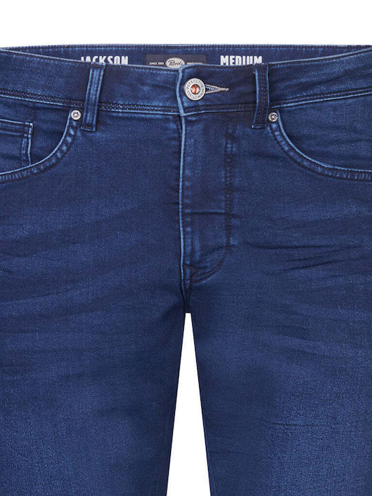 Men's Denim Bermuda Shorts Dark Stone