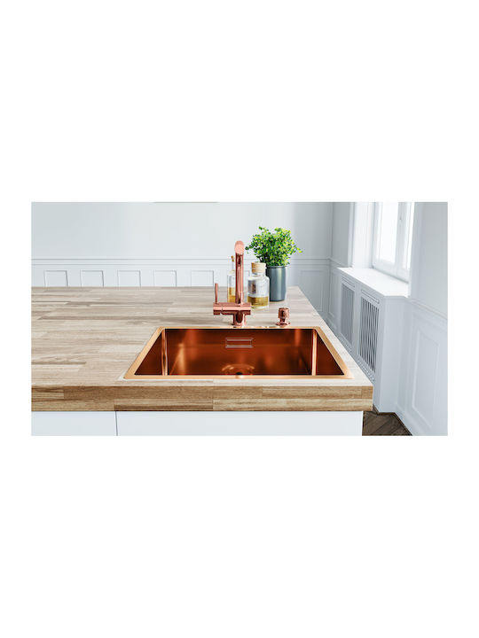 Globalo Unterbau Küchenspüle Inox M44xB54cm Graue