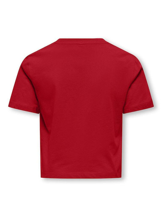Kinderoberteile T-Shirt Rot