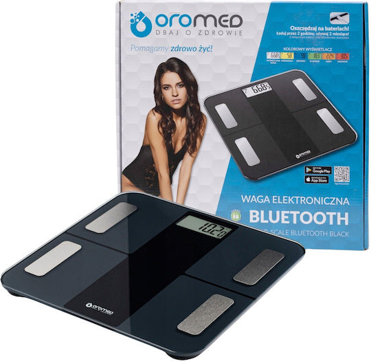Oromed Oromed Smart Bathroom Scale with Bluetooth Black