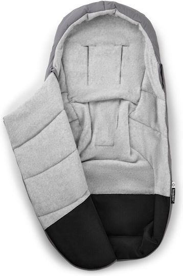 Bugaboo Sac de picioare pentru cărucior Impermeabil Gri cu căptușeală Fleece