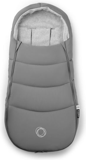Bugaboo Sac de picioare pentru cărucior Impermeabil Gri cu căptușeală Fleece