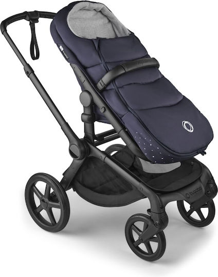 Bugaboo Waterproof Stroller Footmuff with Fleece Lining Blue