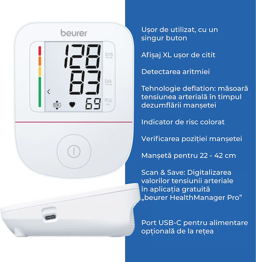 Beurer Bm23 Blood Pressure Monitor 5 Years Warranty Electronics
