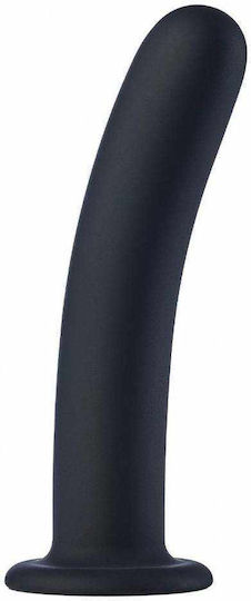 Black Underwear Strap On Garters & Silicone Dildo Dreamtoys Bold Vail Strap On Garter Thong Dildo Black 15.5cm