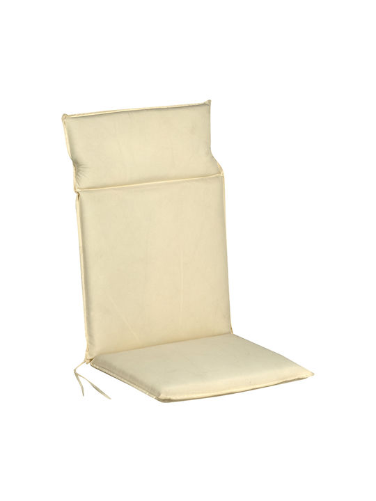 TnS Garden Chair Cushion with Backrest Lily Beige 48x114cm