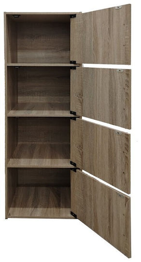 Bathroom Column Cabinet Floor 40x34.5x120cm Sonoma