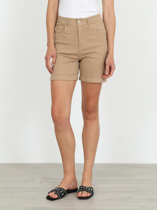 Women's Jean Shorts Beige