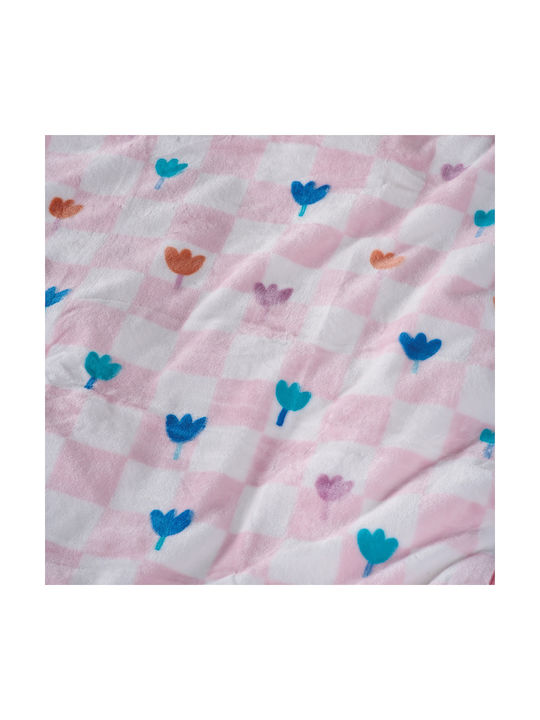 Kentia Blanket Velvet Beggy Pink 220x160cm