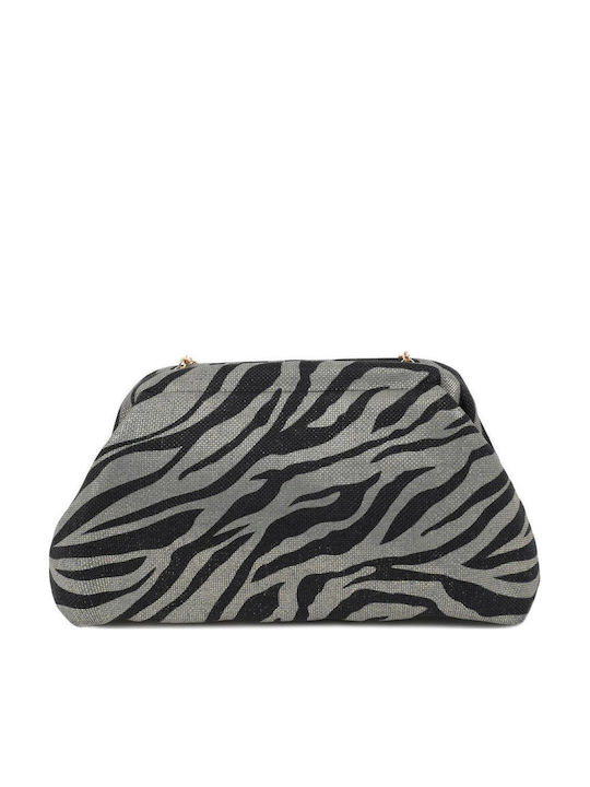 Damen Clutch Schwarz