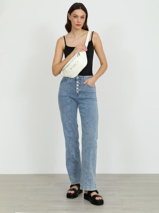 Damen Jeans Hosen in Gerader Bein Stil