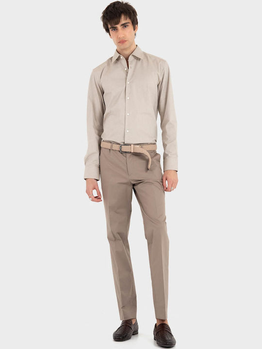 Elastic Brown Trousers