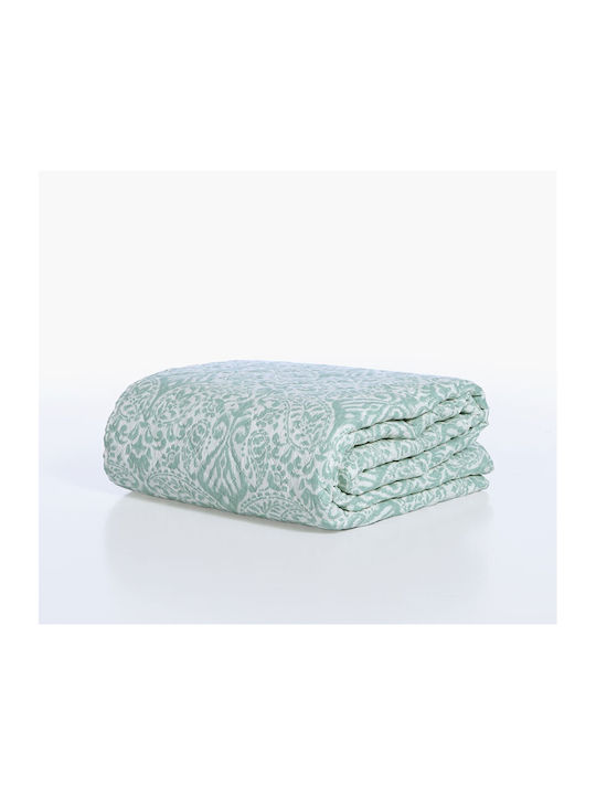 Nef-Nef Homeware Jetrix Κουβερλί Ημίδιπλο Microfiber Green 180x240cm