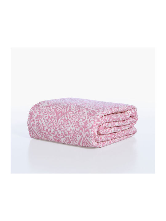 Nef-Nef Homeware Jetrix Cuvertură Pat Dublu Microfibra Violet 180x240cm