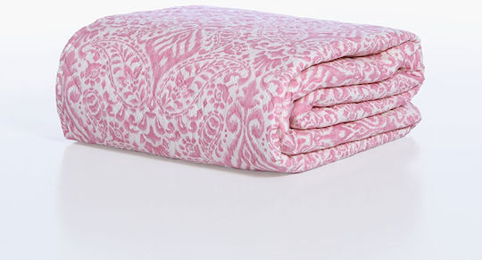 Nef-Nef Homeware Jetrix Tagesdecke Halbdoppel Microfaser Beere 180x240cm