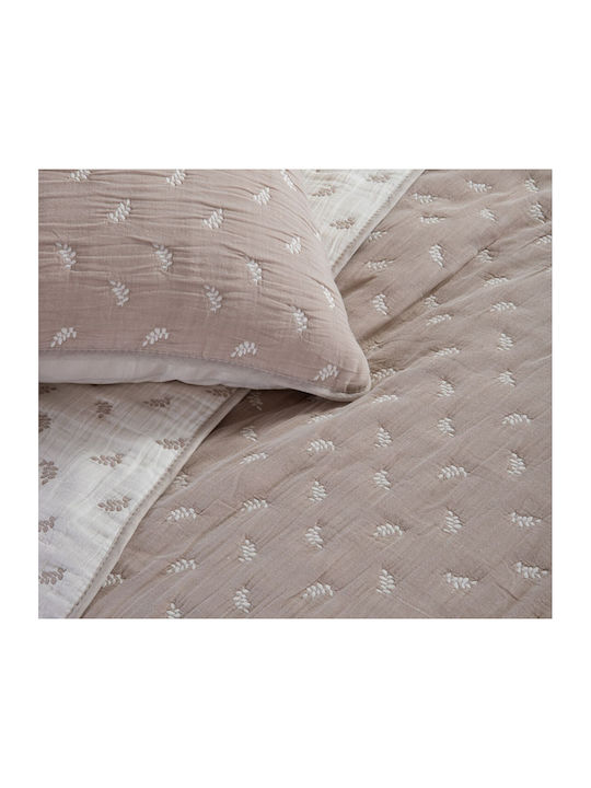 Nef-Nef Homeware Surreal Tagesdecken Übergröße Baumwolle Beiges 230x240cm