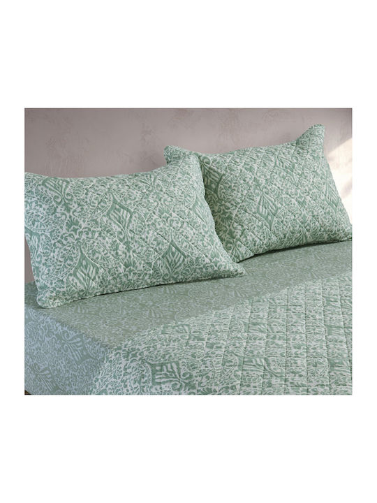 Nef-Nef Homeware Jetrix Κουβερλί Ημίδιπλο Microfiber Green 180x240cm