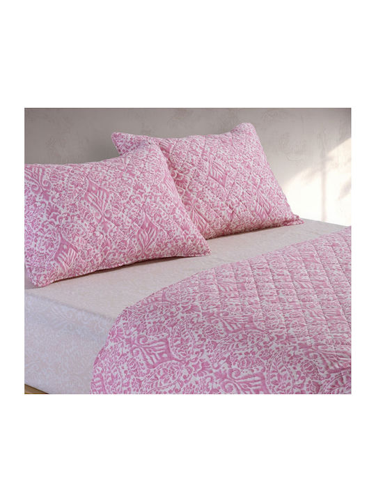 Nef-Nef Homeware Jetrix Tagesdecke Übergröße Mikrofaser Beere 230x240cm