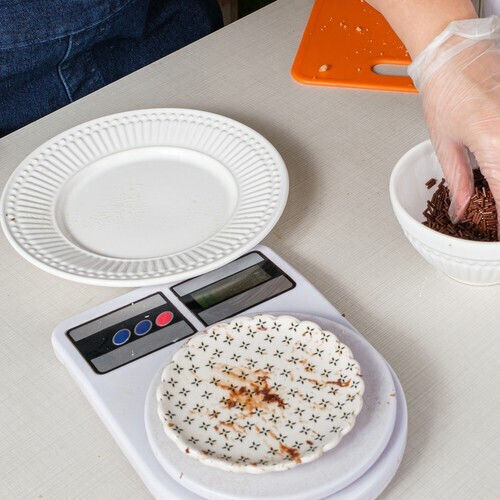 Cantare De Bucatarie Digitală Până La 10kg Albă
