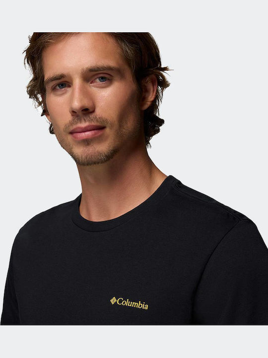 Herrenblusen Kurzarm T-Shirt Schwarz