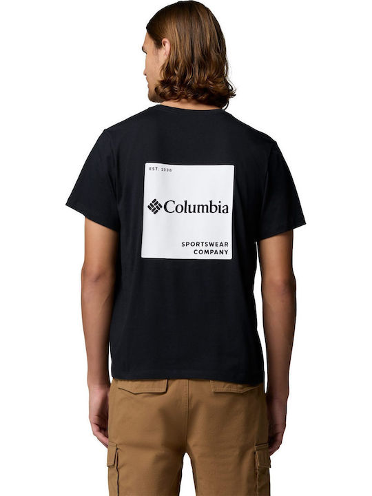 Columbia Csc Logo Back T-shirt Μαύρο