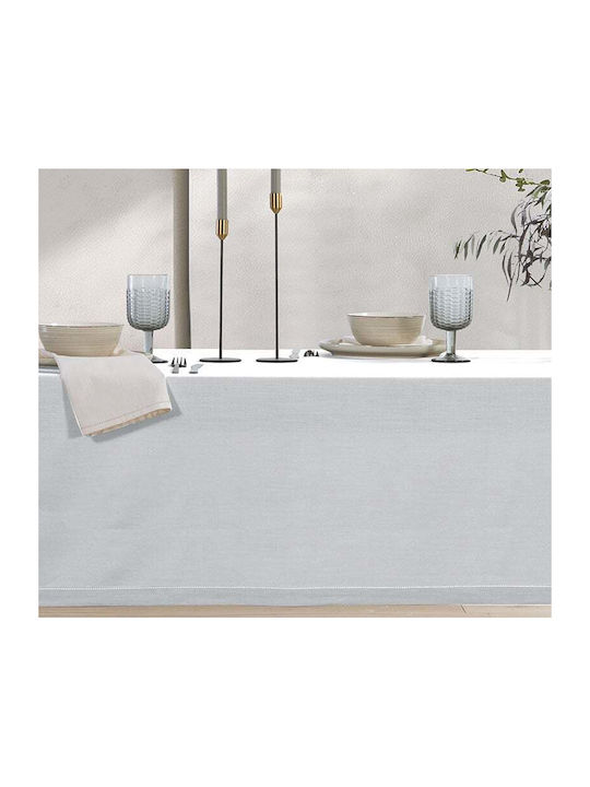 Nef-Nef Homeware Baumwoll Tischdecke Steady Beiges 180x180cm