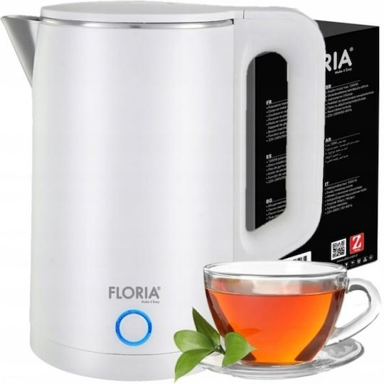 Zilan Wasserkocher 2l 1500W Weiß